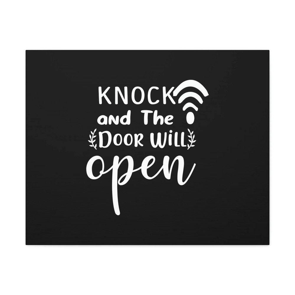 Scripture Walls The Door Will Open Matthew 7:7 Christian Wall Art Bible Verse